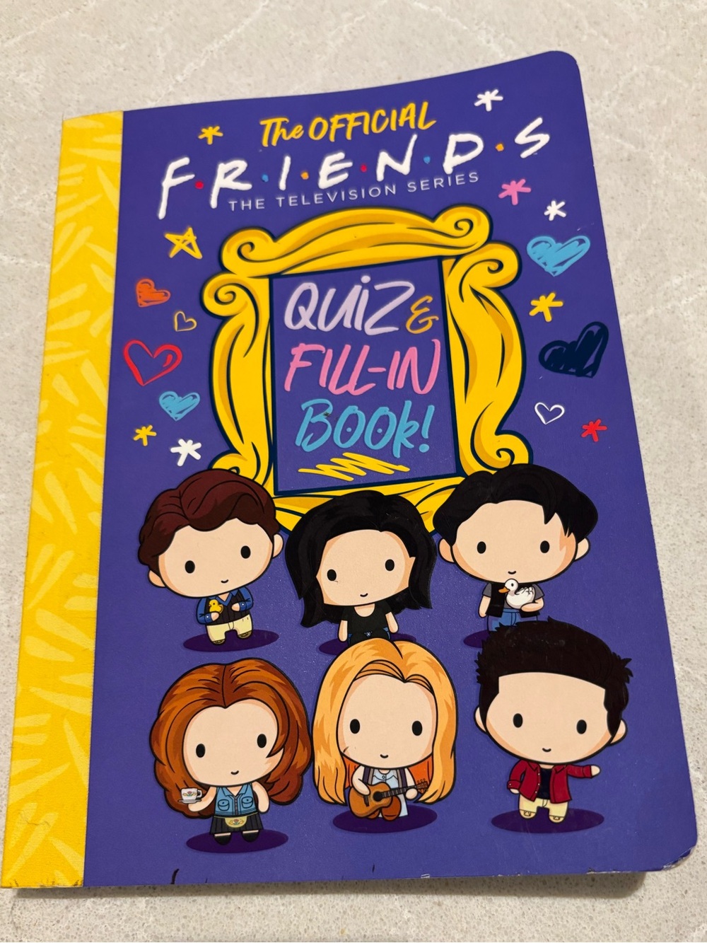 Scholastic FRIENDS Fill-In Book — Purple & Yellow Cover